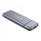 Rack SSD Orico M2L2-NV03C3, USB 3.1, Gray