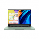 Laptop ASUS Vivobook S OLED M3502QA-MA111, AMD Ryzen 5 5600H, 15.6inch, RAM 8GB, SSD 512GB, AMD Radeon Graphics, No OS, Brave Green