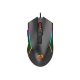 Mouse Optic Redragon Trident Lite, RGB LED, USB, Black