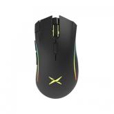 Mouse Optic Delux M625 PLUS, USB/USB Wireless, Black