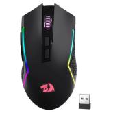 Mouse Optic Redragon Trident, RGB LED, USB/USB Wireless/Bluetooth, Black