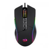 Mouse Optic Redragon Plank, RGB LED, USB, Black