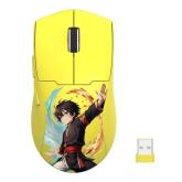 Mouse Optic Redragon K1ng Max Anime, USB/USB Wireless/Bluetooth, Yellow