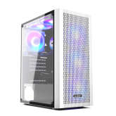 Carcasa PcCOOLER MASTER MA100 MESH W, RGB LED, Fara sursa