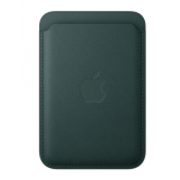 Suport card Apple FineWoven Wallet cu MagSafe pentru Iphone, Dark Green