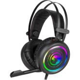 Casti cu microfon Marvo HG8930, 3.5mm jack/USB-A, Black