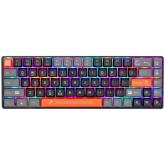 Tastatura Marvo KG902W, RGB LED, USB/USB Wireless/Bluetooth, Black-Gray