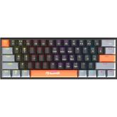 Tastatura Marvo KG903, RGB LED, USB, Gray-Orange