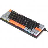 Tastatura Marvo KG903, RGB LED, USB, Gray-Orange