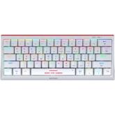 Tastatura Marvo KG962GWH, Rainbow LED, USB, White