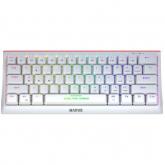 Tastatura Marvo KG962WH, Rainbow LED, USB, White