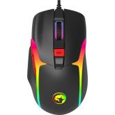 Mouse Optic Marvo M360, RGB LED, USB, Black