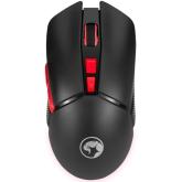 Mouse Optic Marvo M701W, USB/USB Wireless, Black