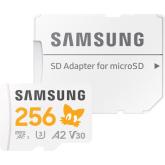 Memory Card microSDXC Samsung PRO Plus Sonic the Hedgehog 256 GB, Class 10, UHS-I U3, V30, A2 + Adaptor SD