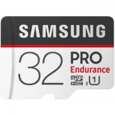 Memory Card microSDHC Samsung PRO Endurance 32GB, Class 10, UHS-I U1 + Adaptor SD