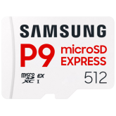 Memory Card microSDXC Samsung P9 Express 512GB, Class 10, UHS-I U3, V30