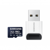 Memory Card microSDXC Samsung PRO Ultimate MB-MY256SB/WW 256GB, Class 10, UHS-I U3, V30, A2 + Adaptor USB