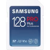 Memory Card SDXC Samsung PRO Plus 128GB, Class 10, UHS-I U3, V30