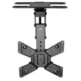 Suport TV Maclean electric ceiling TV mount, 23-65 inch, Black