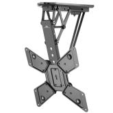 Suport TV Maclean electric ceiling TV mount, 23-55 inch, Black