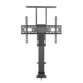Stand TV Maclean MC-866T Smart Motorized Electric, 37-80 inch, Black