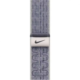 Curea SmartWatch Apple MYJ93ZM/A, 40mm, Sport Loop Grey/Blue Nike