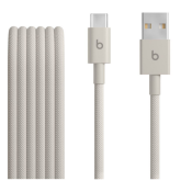 Cablu de date Apple Beats Woven Cable, USB-A male - USB-C male, 1.5 m, Surge Stone