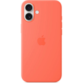 Protectie pentru spate Apple Silicone Case with MagSafe pentru iPhone 16 Plus, Tangerine