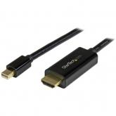 Cablu Startech MDP2HDMM2MB, mini Displayport - HDMI, 2m, Black