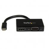 Adaptor Startech MDP2HDVGA, mini Displayport - HDMI + VGA, Black
