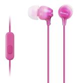 Casti cu microfon Sony MDR-EX15AP, 3.5 mm jack, Pink