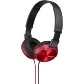 Casti cu microfon Sony MDR-ZX310, 3.5 mm jack, Black-Red