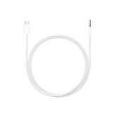 Cablu audio Apple MDV84ZM/A, USB-C male - 3.5 mm jack male, 1.2 m, White