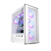 Carcasa PcCOOLER ME200 MESH WH, ARGB LED, Fara sursa