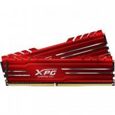 Memorie ADATA XPG Gammix D10 Red 16GB, DDR4-2666MHz, CL16, Dual Channel