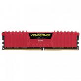 Memorie Corsair Vengeance LPX Red 4GB DDR4-2400MHz, CL14