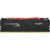 Memorie Kingston HyperX FURY RGB, 16GB, DDR4-3000MHz, CL15