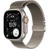 SmartWatch Apple Watch Ultra 3 Titanium, 1.98 inch, 5G, Curea Titan Small, Natural - Natural Titanium Milanese Loop