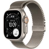 SmartWatch Apple Watch Ultra 3 Titanium, 1.98 inch, 5G, Curea Titan Large, Natural - Natural Titanium Milanese Loop