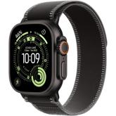 SmartWatch Apple Watch Ultra 3 Titanium, 1.98 inch, 5G, Curea Nylon S/M, Black - Black/Charcoal Trail Loop