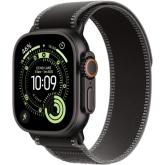 SmartWatch Apple Watch Ultra 3 Titanium, 1.98 inch, 5G, Curea Nylon M/L, Black - Black/Charcoal Trail Loop
