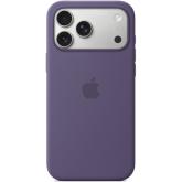 Protectie pentru spate Apple Silicone cu MagSafe pentru iPhone 17 Pro, Purple Fog