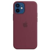 Protectie pentru spate Apple MagSafe Silicone pentru iPhone 12 mini, Plum