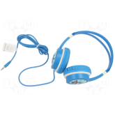 Casti cu microfon Gembird MHP-JR-B, 3.5 mm jack, Blue