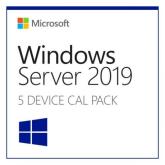 Microsoft Windows Server CAL 2019 English 1pk DSP OEI 5 Clt Device CAL