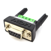 Adaptor Moxa MINI DB9F-TO-TB, DB9 female - Terminal Block, Black