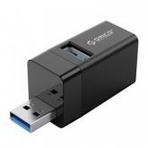 Mini Hub USB Orico MINI-U32-BK, 2x USB 2.0, 1x USB 3.2 gen 1, Black