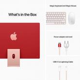 Calculator Apple iMac 4.5K Retina, Apple M1 Octa Core, 24 inch, RAM 8GB, SSD 256GB, Apple M1 7-core, Mac OS Big Sur, Pink