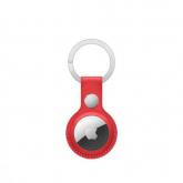 AirTag Apple Leather Key Ring, Red