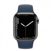 Smartwatch Apple Watch Series 7, 1.69inch, curea silicon, Graphite-Abyss Blue